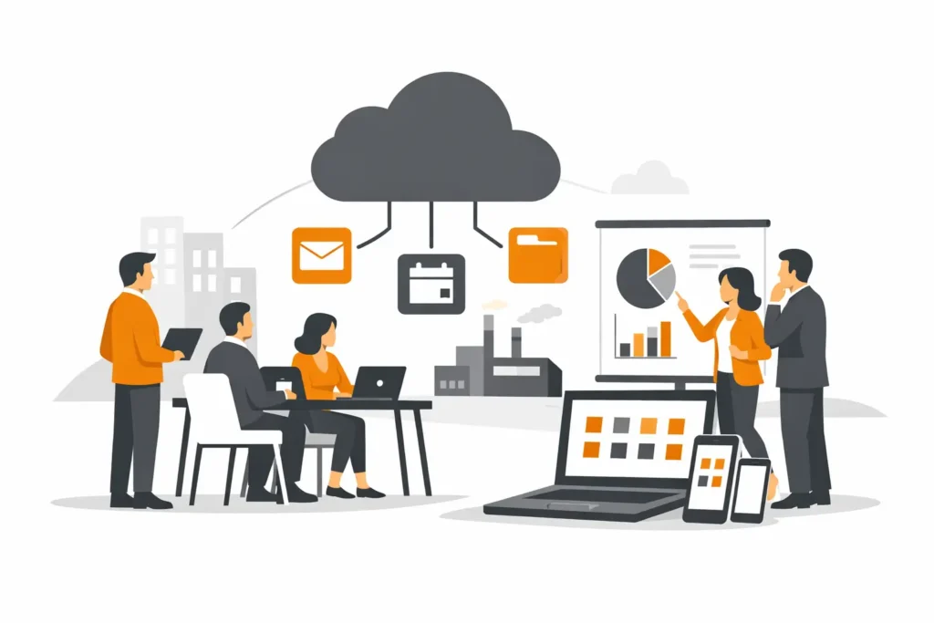 Microsoft 365 Rollout Beispiel für den Mittelstand
