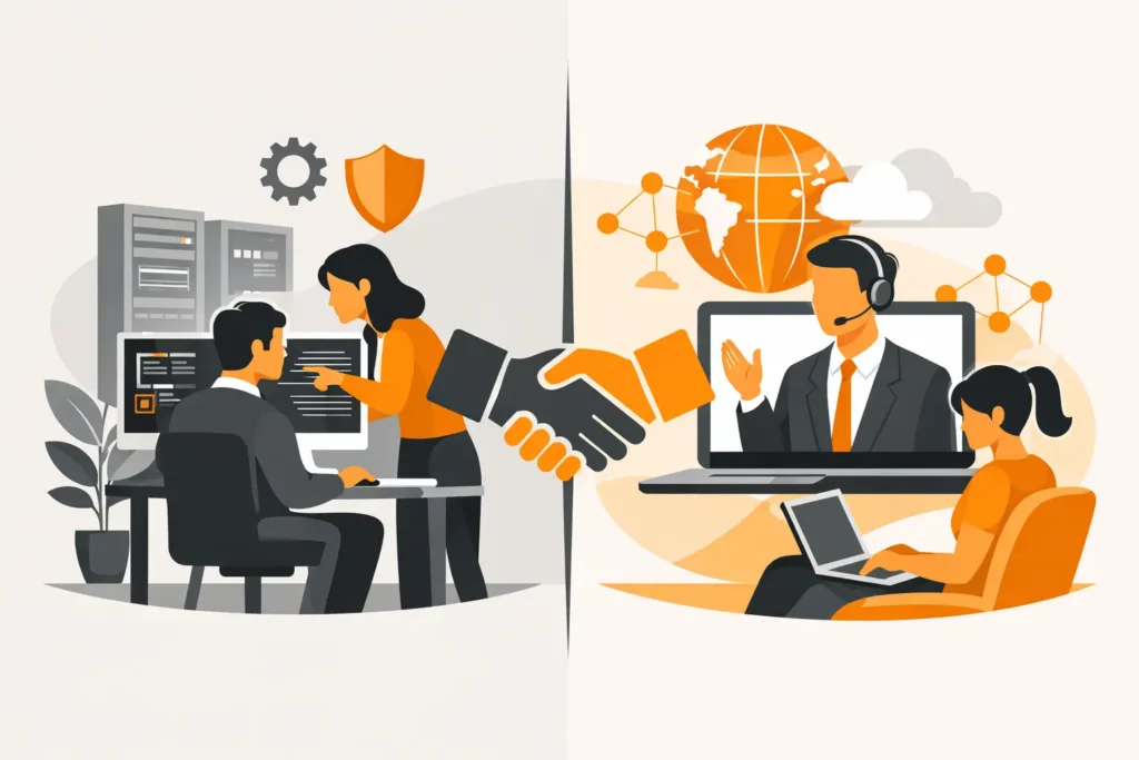 IT Outsourcing oder intern: Was passt besser?