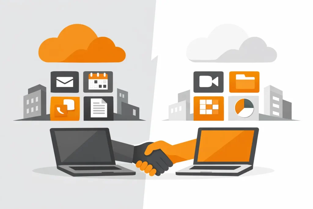 Microsoft 365 oder Google Workspace für KMUs?