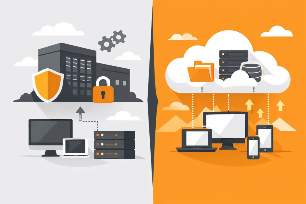 On-Premise vs Cloud für den modernen Mittelstand