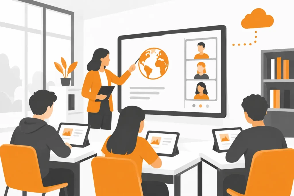 Die Zukunft digitaler Klassenräume gestalten